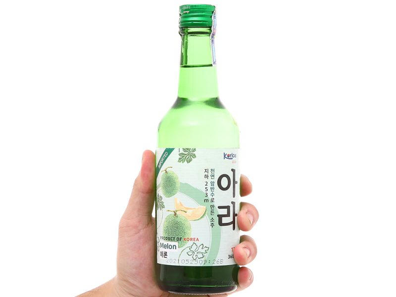 Rượu soju dưa lưới